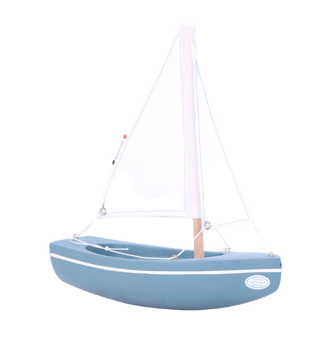Bateau jouet en bois – Le Sloop - 20cm
