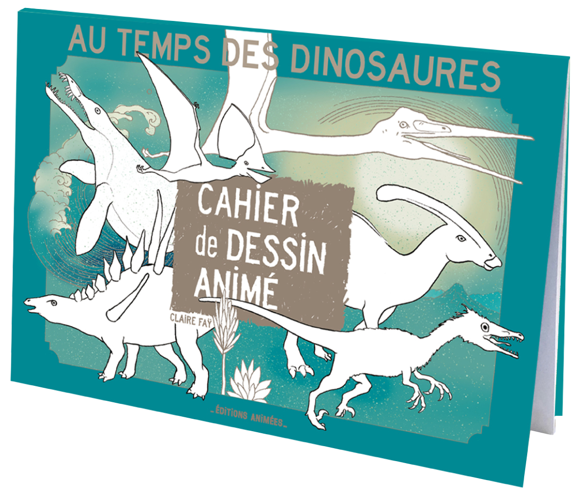 Cahier de dessin animé - Au temps des dinosaures