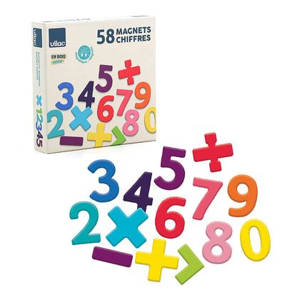 Magnets bois Chiffres (58p)