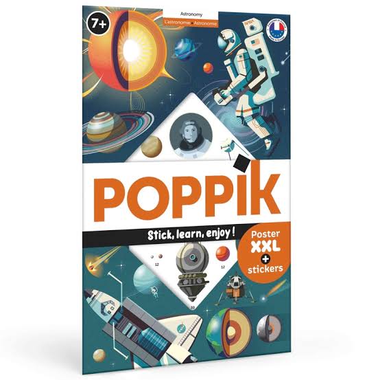 Poster géant et stickers - Astronomie