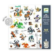 160 stickers métallisés