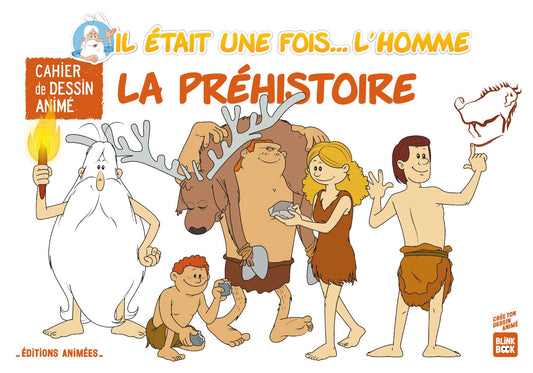 Cahier de dessin animé - La Préhistoire