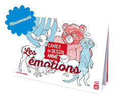 Cahier de dessin animé - Les Emotions