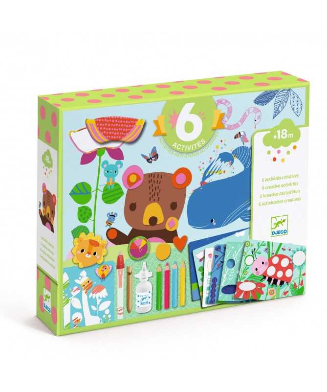 Coffret 6 activités créatives - 18 mois +