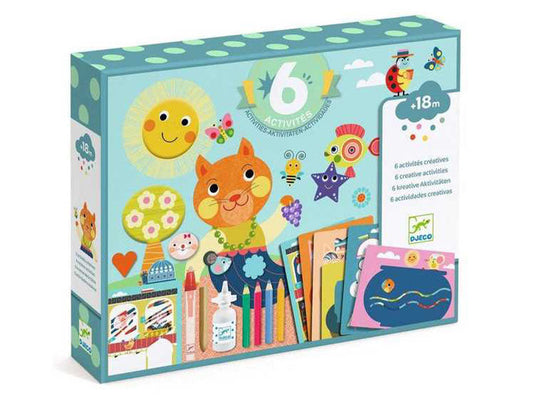 Coffret 6 activités créatives - 18 mois +