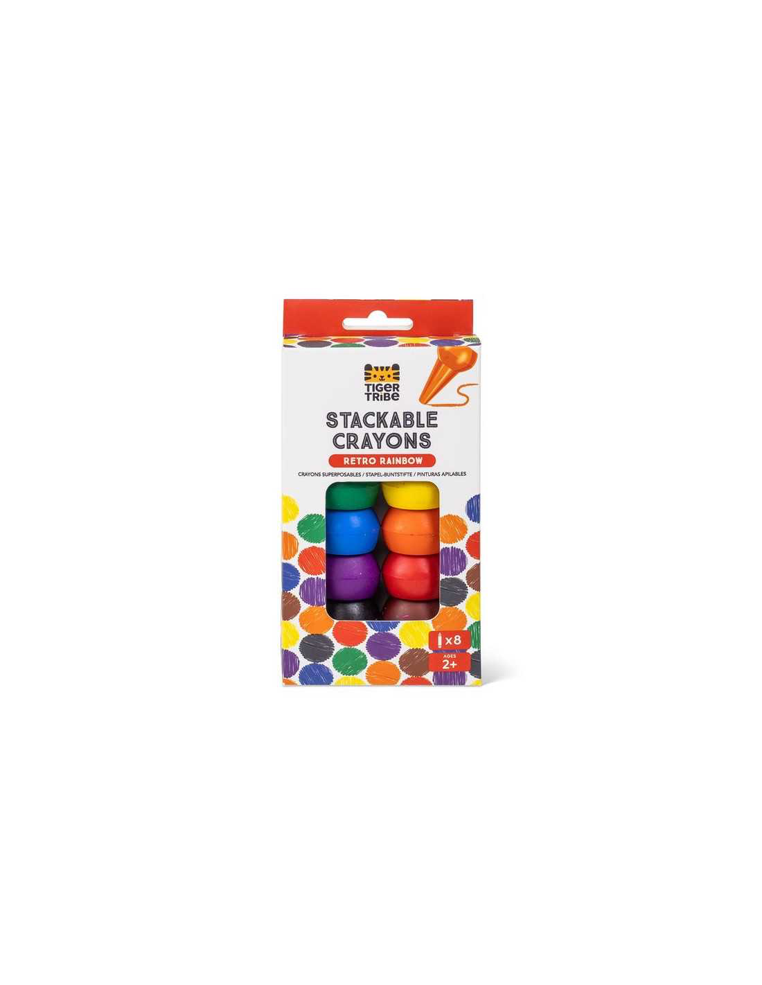 Crayons de cire à empiler
