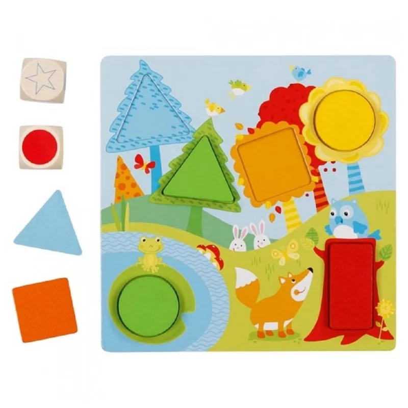 Loto des couleurs en bois