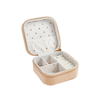 Boîte à bijoux carrée étoiles