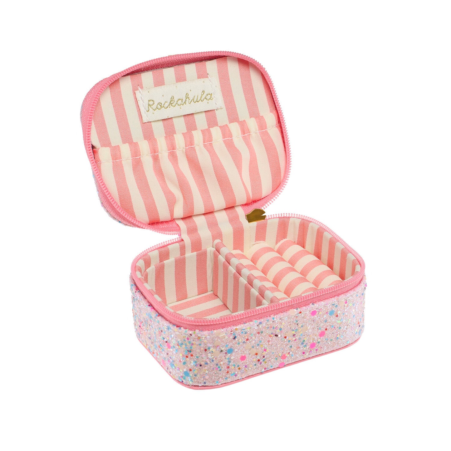 Mini-boîte à bijoux pailletée confettis