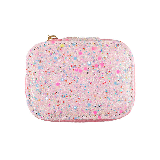 Mini-boîte à bijoux pailletée confettis