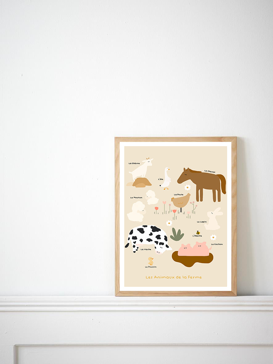 Affiche A4 - Les Animaux