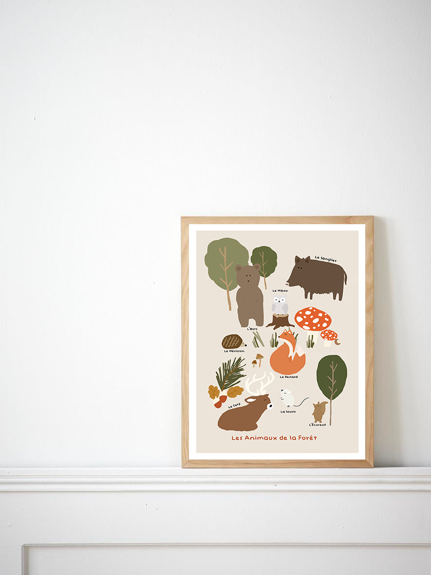 Affiche A4 - Les Animaux