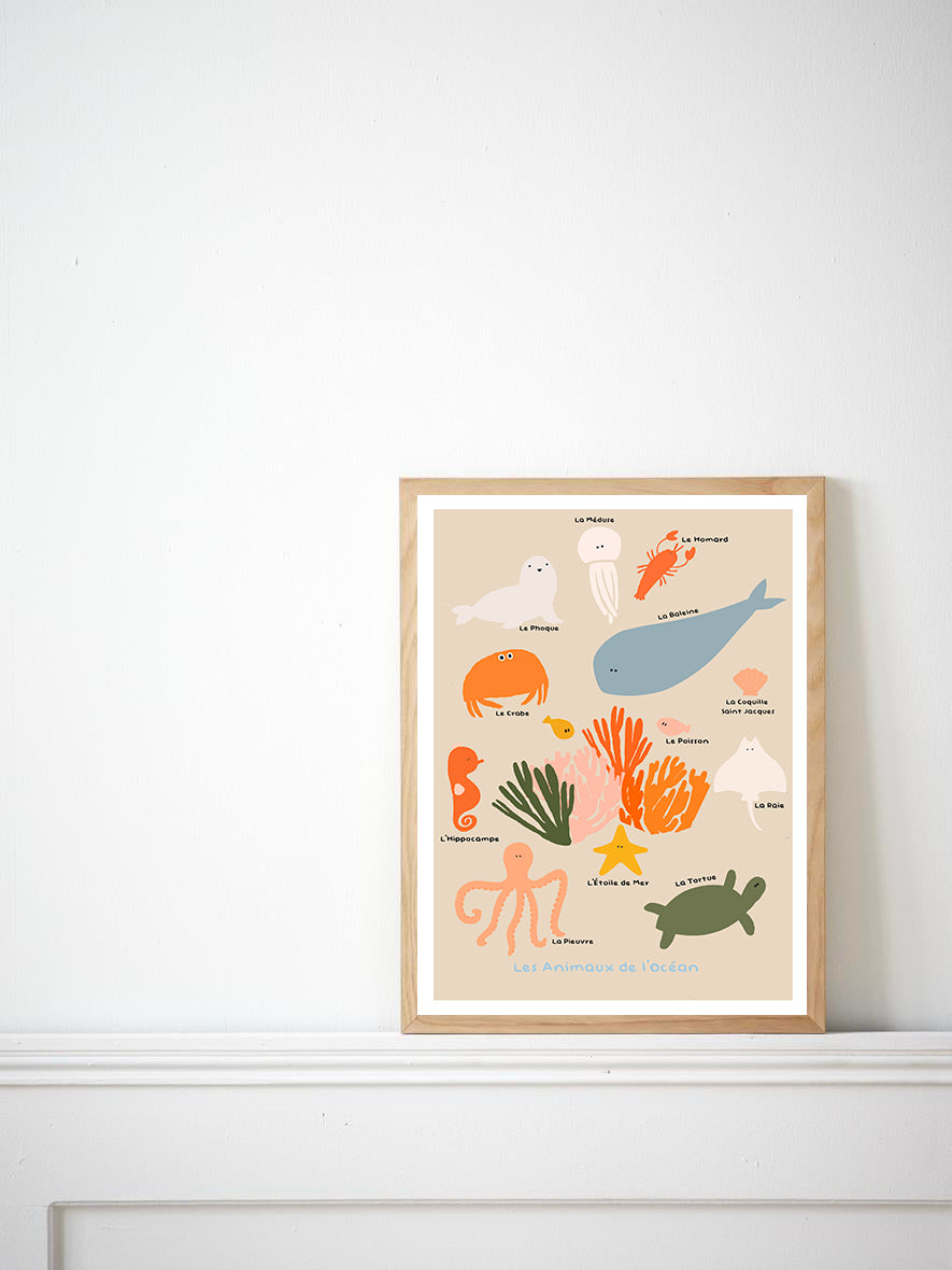 Affiche A4 - Les Animaux