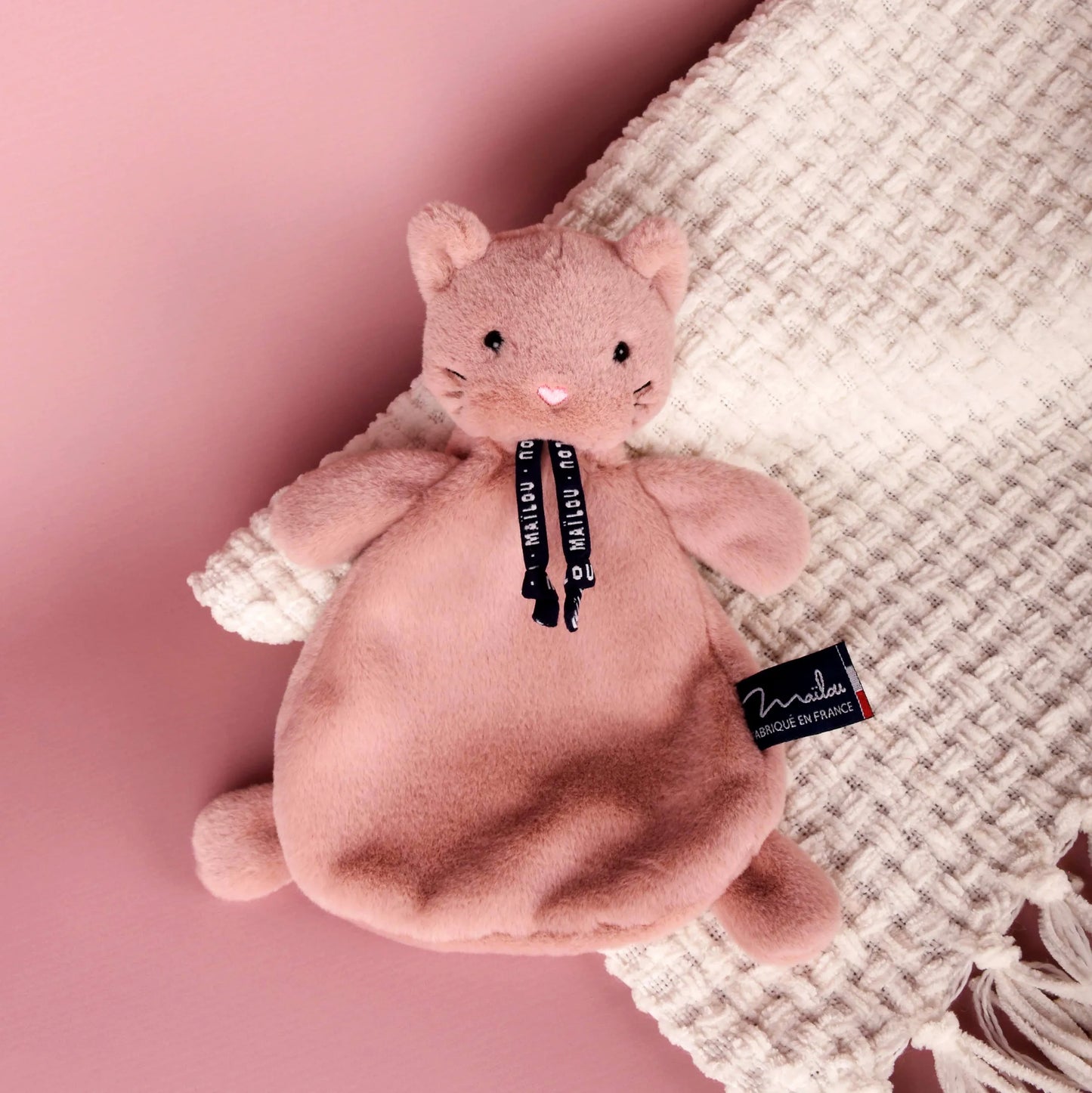 Chat dorlotin - Doudou - rose