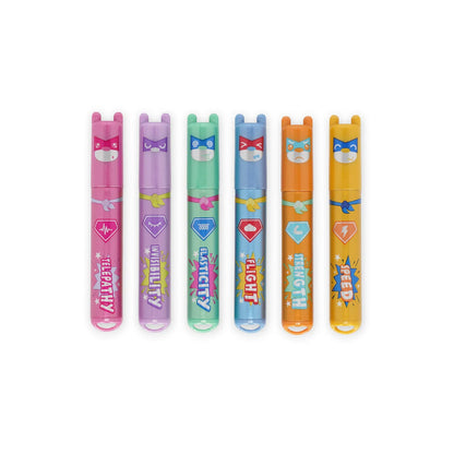 Set de 6 mini surligneurs superpouvoirs