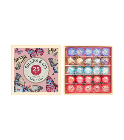 Coffret de billes - Papillons (anamorphique)