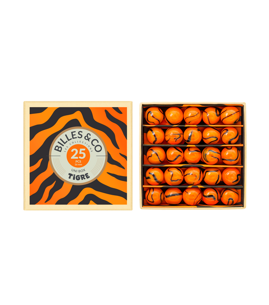 Coffret 25 billes - Tigre