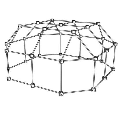 Kit cabane bois - Pack Castor (111 pièces)