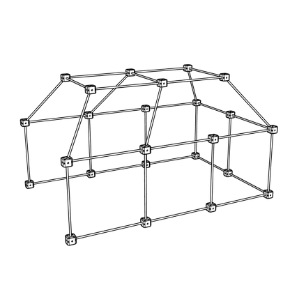 Kit cabane bois - Pack Ecureuil (72 pièces)