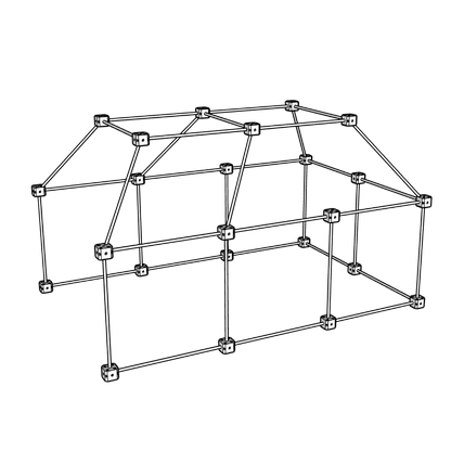 Kit cabane bois - Pack Ecureuil (72 pièces)