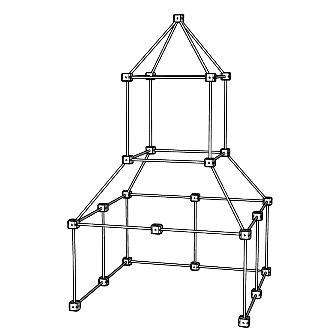 Kit cabane bois - Pack Ecureuil (72 pièces)