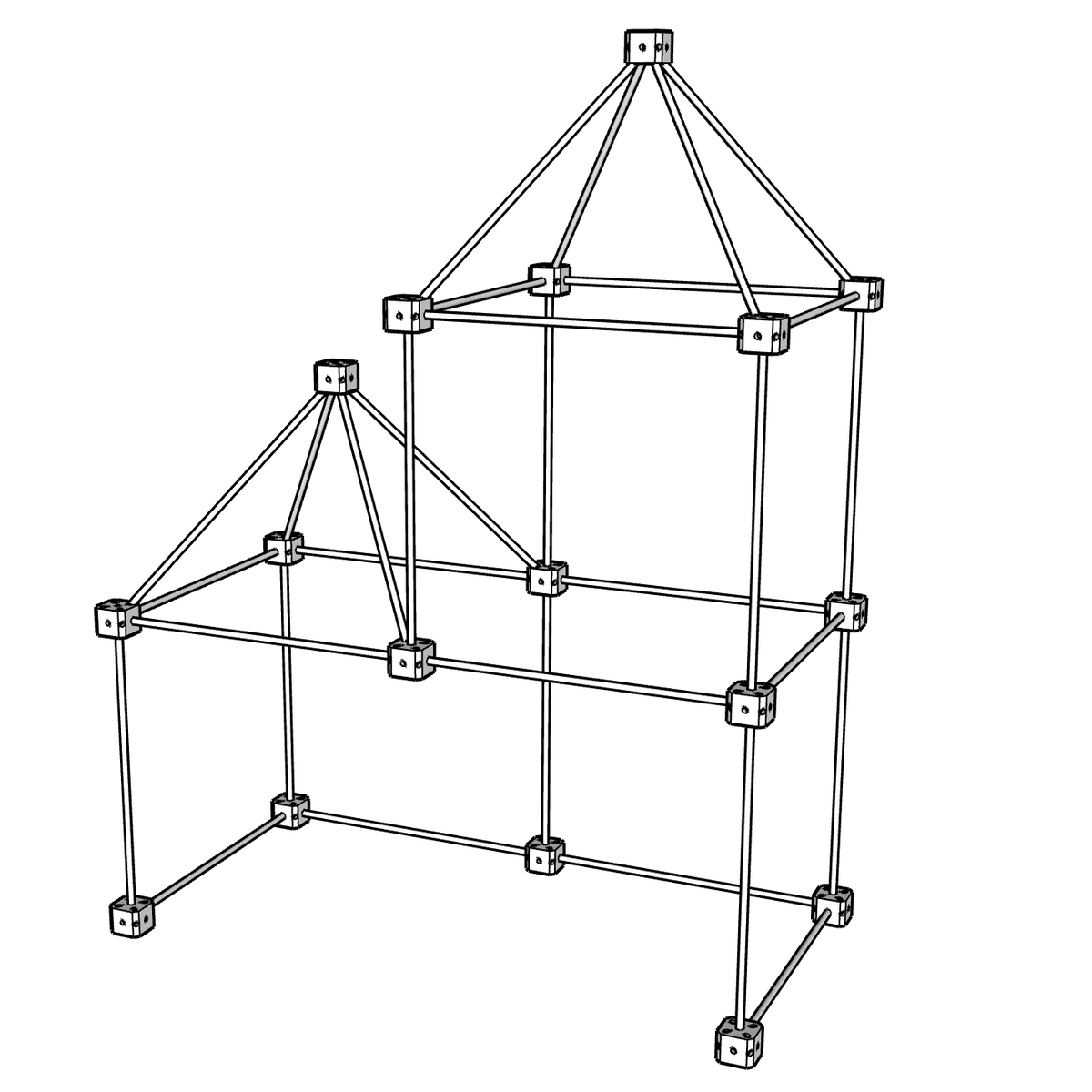 Kit cabane bois - Pack Libellule (43 pièces)