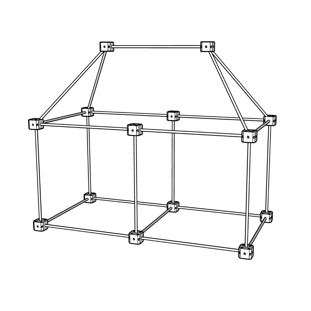 Kit cabane bois - Pack Libellule (43 pièces)