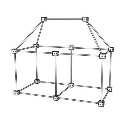 Kit cabane bois - Pack Libellule (43 pièces)