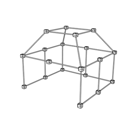 Kit cabane bois - Pack Libellule (43 pièces)