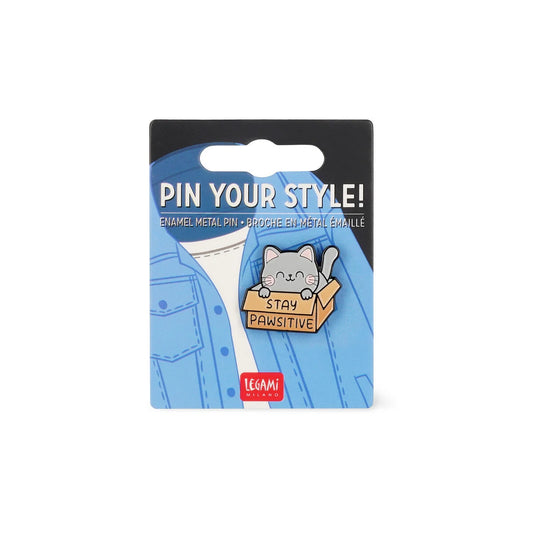 Pin's Stay pawsitive