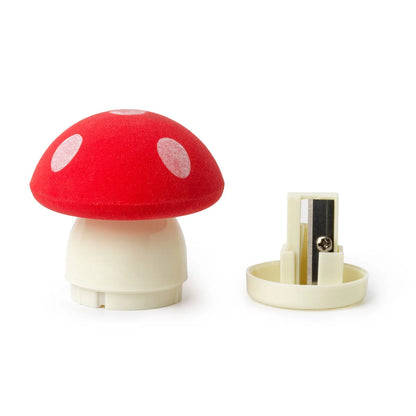 Taille crayon et gomme champignon