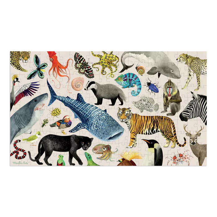 Puzzle Les animaux du monde (200 pièces)