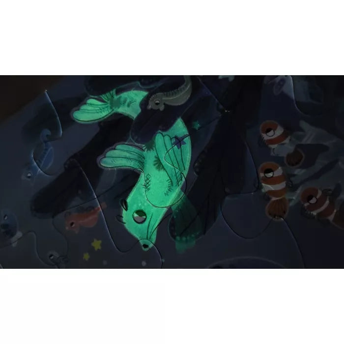 Puzzle phosphorescent - Sous la mer