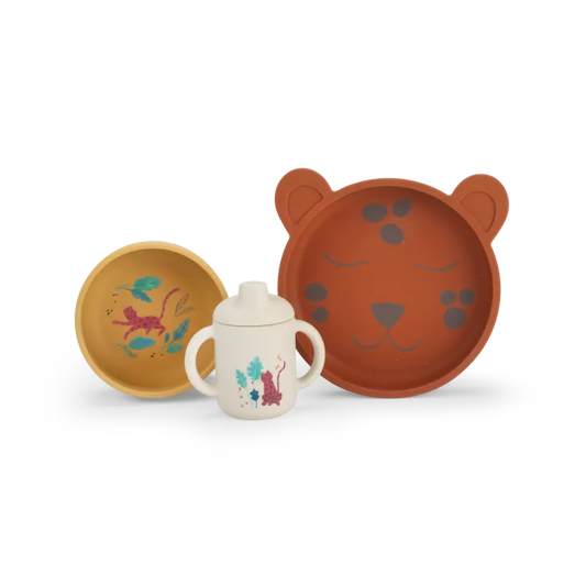 Set vaisselle silicone La forêt Mawa