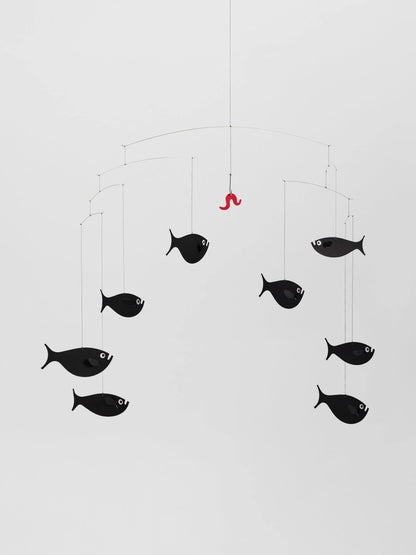 Mobile fabriqué à la main au Danemark - Shoal of Fish