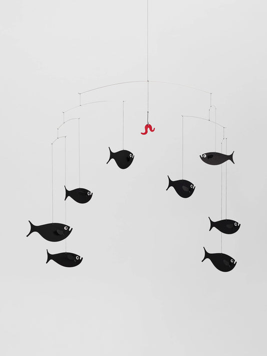 Mobile fabriqué à la main au Danemark - Shoal of Fish