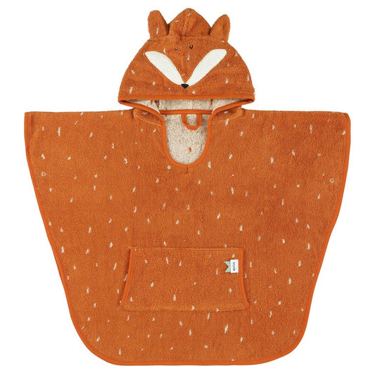 Poncho à tête d'animal