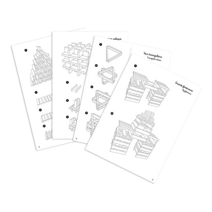 Batibloc Classic - Jeu de construction - 100 planchettes en bois