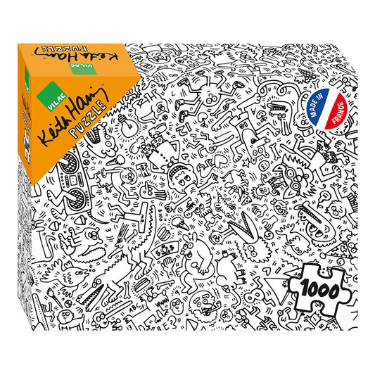 Puzzle 1000 pièces Keith Haring - Noir & Blanc