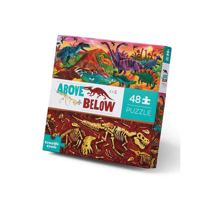 Puzzle Above Below Puzzle - Le monde des dinosaures (48)