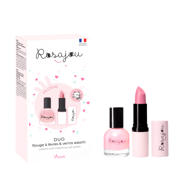 Coffret DUO rouge à lèvres et vernis Vegan