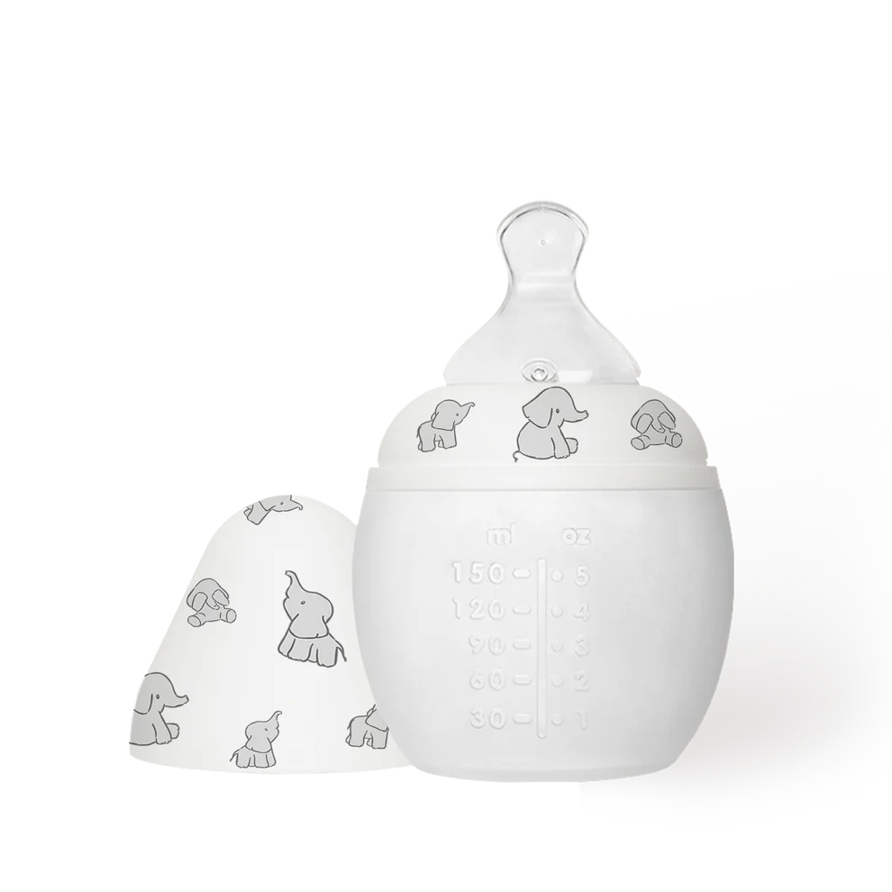 Biberon silicone médical - Eléphants