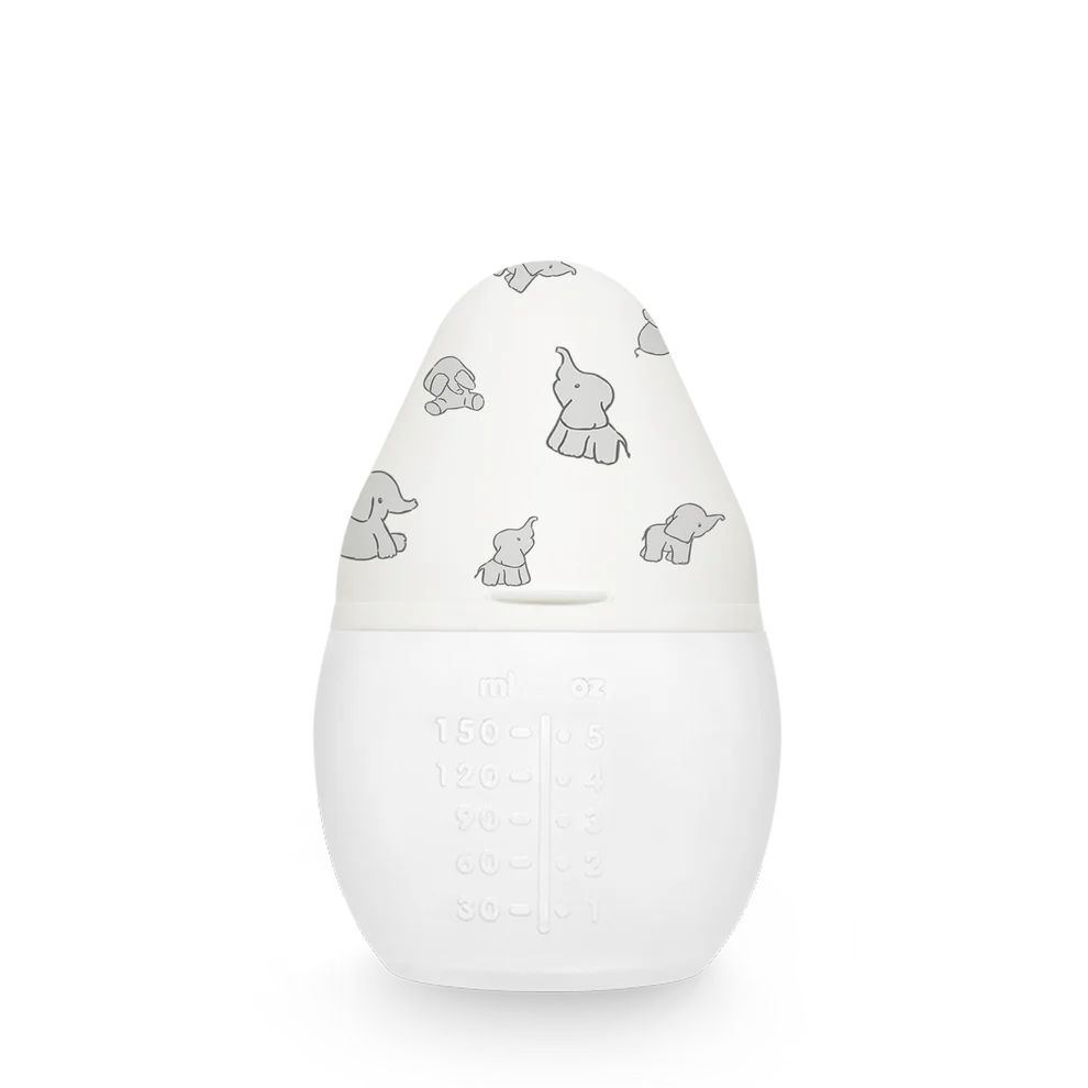 Biberon silicone médical - Eléphants
