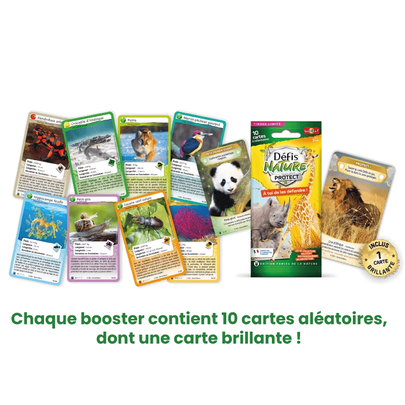 Défis Nature Protect - Booster 10 cartes Edition 2