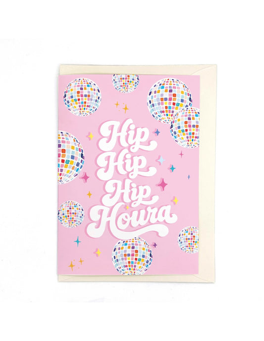 Carte anniversaire XL Hip hip hip