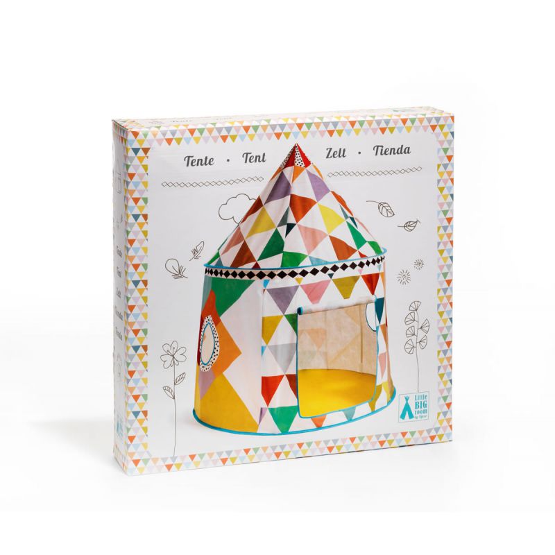 Cabane multicolore