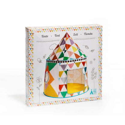 Cabane multicolore