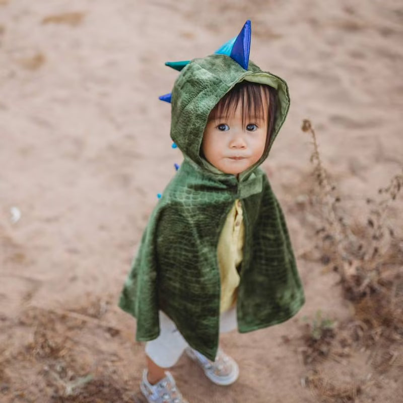 Petite cape dragon verte
