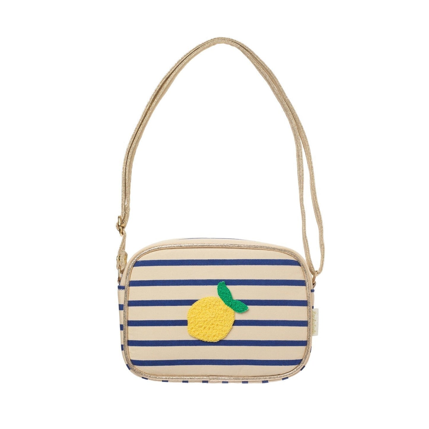 Sac citron et rayures