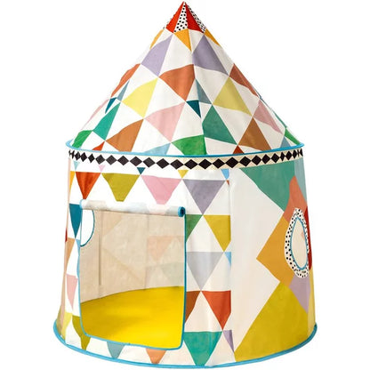 Cabane multicolore